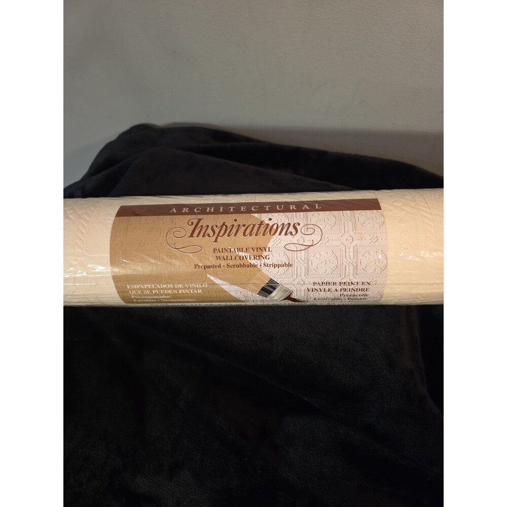 Vintage 1990s Norwall Paintable Vinyl Wallpaper Roll Architectural Inspirations